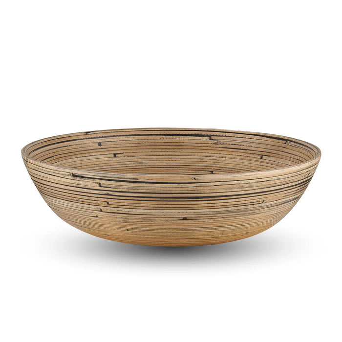 Lexa Bamboo Salad Bowl Black 12" - Bear Country Kitchen