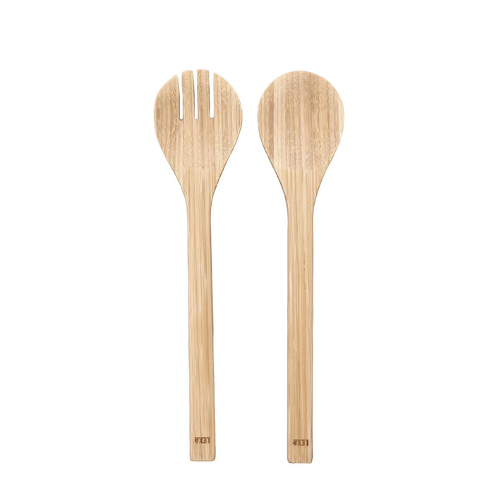Lexa Natural Bamboo Utensil Set - Bear Country Kitchen