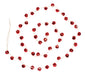 Silver Tree Garland Metal Jingle Bells Red - Bear Country Kitchen