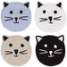 Danica Jubilee Crochet Coaster Set Of 4 Meow Furever - Bear Country Kitchen