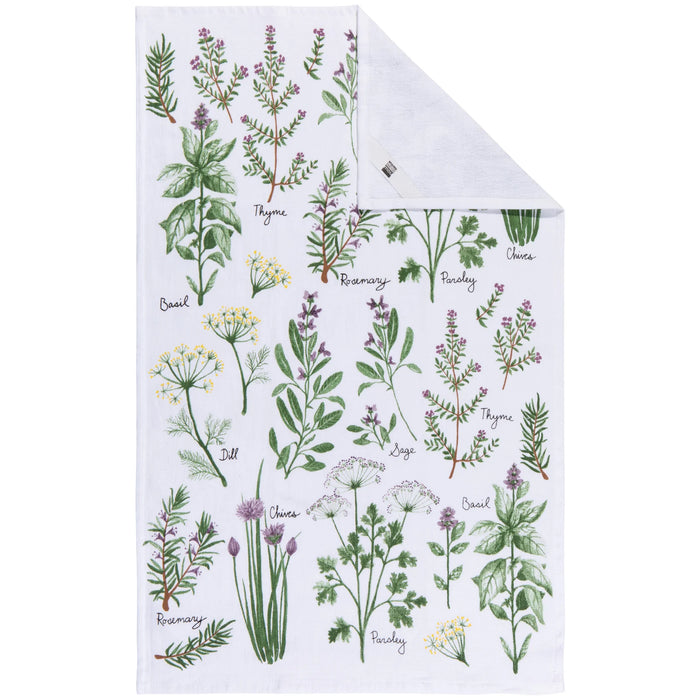 Danica Now Design Terry Dishtowel Fresh Herbs - Bear Country Kitchen