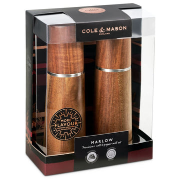 Cole & Mason Salt & Pepper Acacia Mill Set Marlow - Bear Country Kitchen