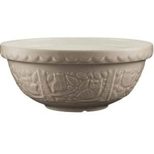 Mason Cash Forest Mixing Bowl 2.7L (26CM) Stone Owl - Bear Country Kitchen