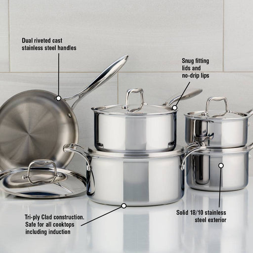 Meyer Super Steel 10 Piece Cookware Set - Bear Country Kitchen