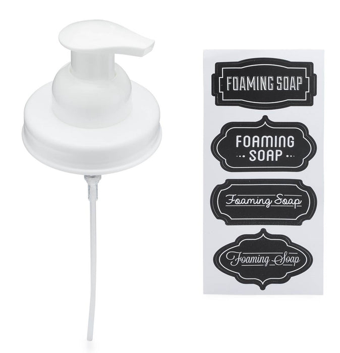 Jarmazing Mason Jar Foaming Soap Lid White - Bear Country Kitchen