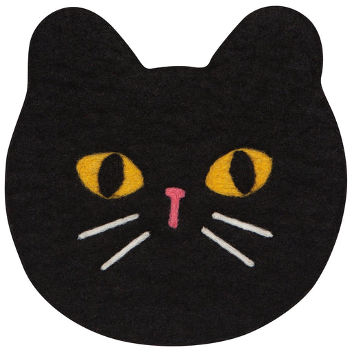 Danica Jubilee Felted Wool Trivet Black Cat - Bear Country Kitchen