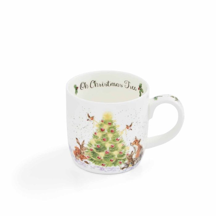 Wrendale Small Mug Oh XMAS Tree - Bear Country Kitchen