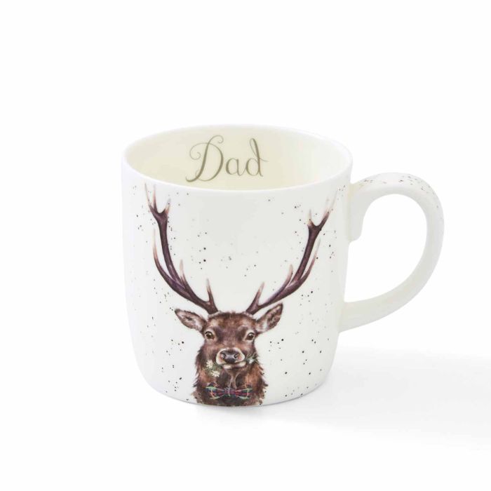 Wrendale Large Mug Dad (Stag) - Bear Country Kitchen