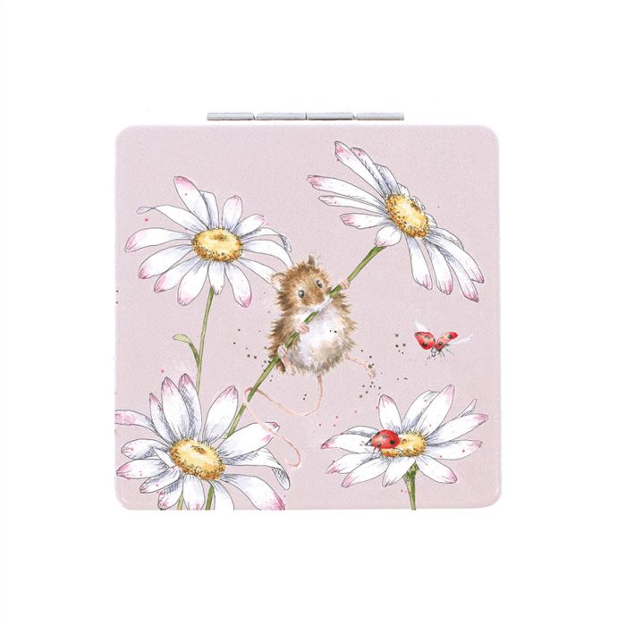 Wrendale Compact Mirror Oops A Daisy (Mouse)