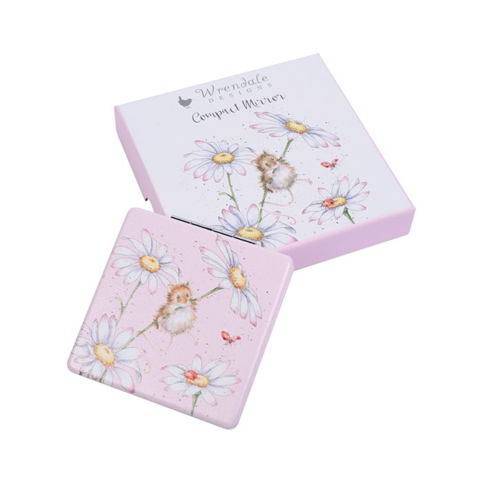Wrendale Compact Mirror Oops A Daisy (Mouse)