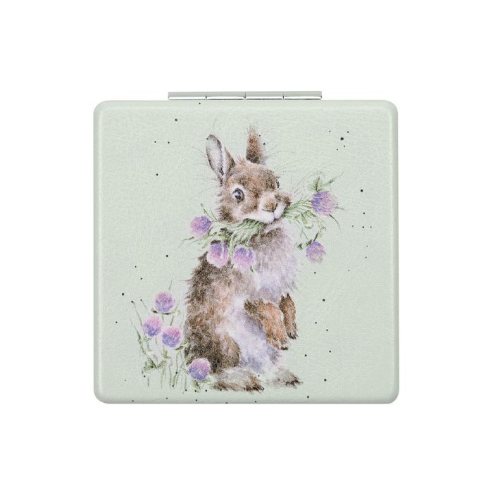 Wrendale Compact Mirror Clover Bunny - Bear Country Kitchen