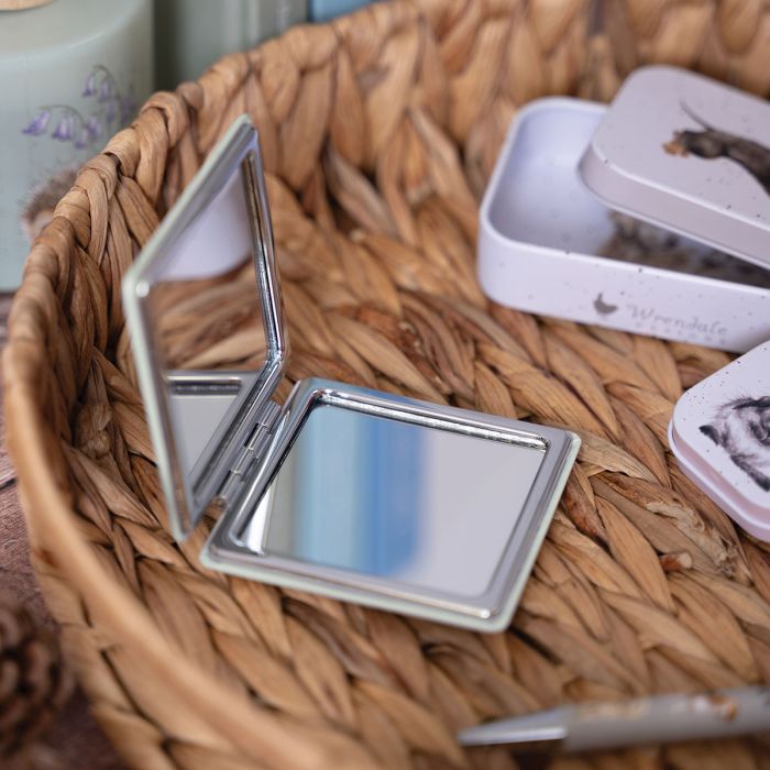 Wrendale Compact Mirror Clover Bunny - Bear Country Kitchen