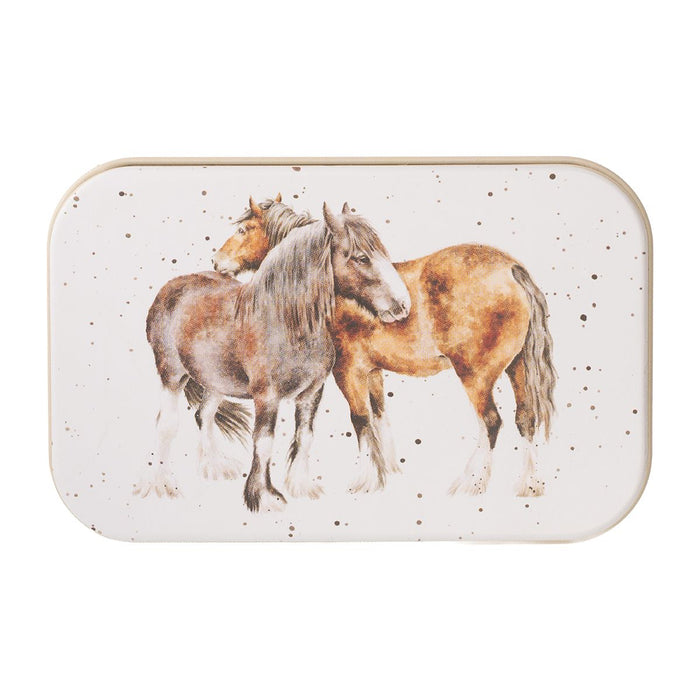 Wrendale Mini Tin Side By Side (Horses) - Bear Country Kitchen