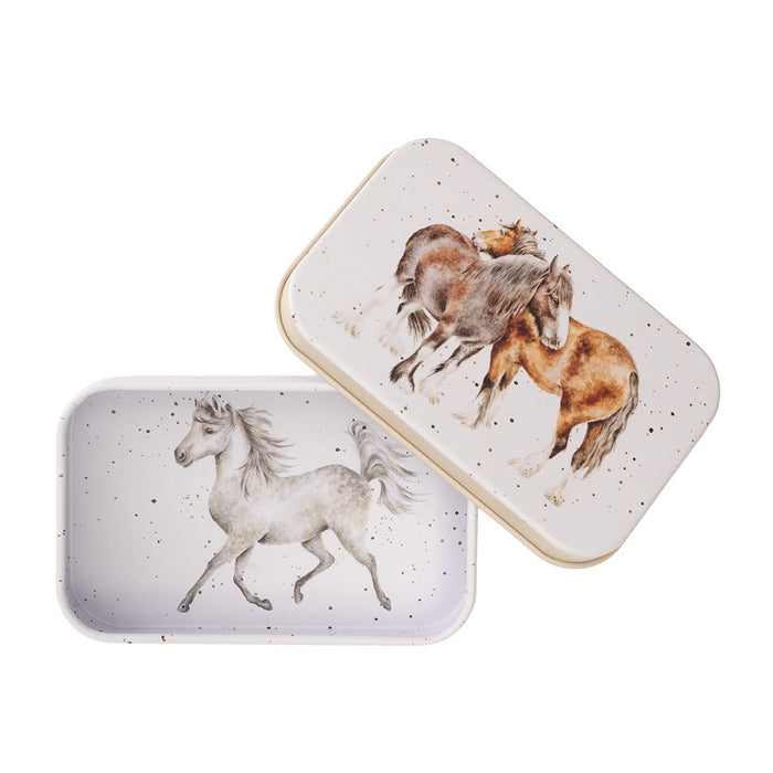 Wrendale Mini Tin Side By Side (Horses) - Bear Country Kitchen