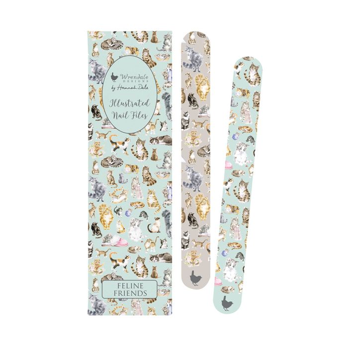 Wrendale Nail File Set Feline Friends - Bear Country Kitchen