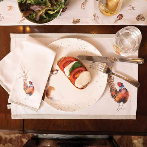 Wrendale Everyday Fabric Placemats Woodland Set Of 4 - Bear Country Kitchen