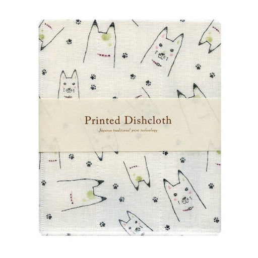 Nawrap Printed Dish Cloth Cat - Bear Country Kitchen