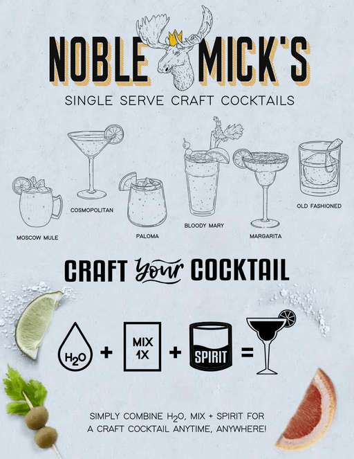 Noble Micks Single Serve Craft Cocktail Mix - Bear Country Kitchen