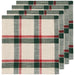 Danica Now Designs Set Of 4 Napkins Noel Plaid - Bear Country Kitchen