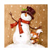 Paper Design Luncheon Napkin Cheery Snowman - Bear Country Kitchen