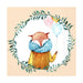 Paper Design Luncheon Napkin Fox Balloons - Bear Country Kitchen