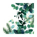 Twilight Luncheon Napkin Green Leaves & Branches - Bear Country Kitchen