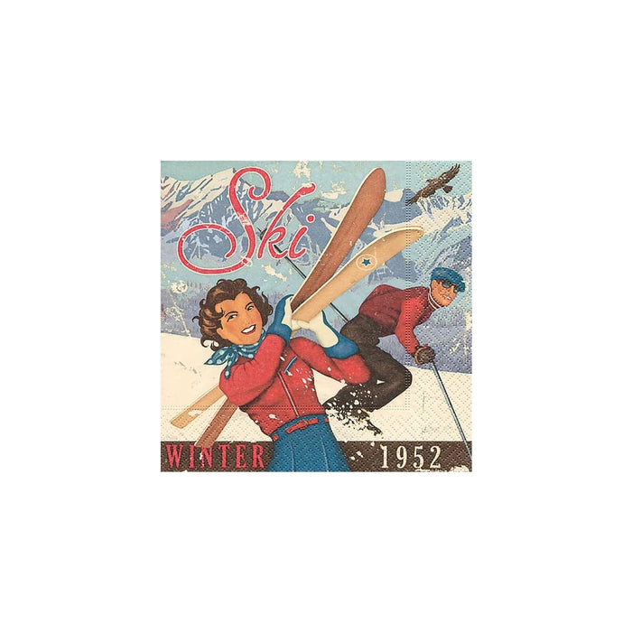 Twilight Cocktail Napkin - Winter 1952 - Bear Country Kitchen