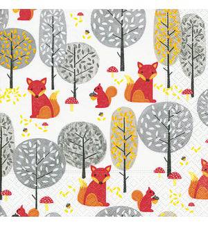 Paper Design Luncheon Napkin Mushroom Pickers - Bear Country Kitchen