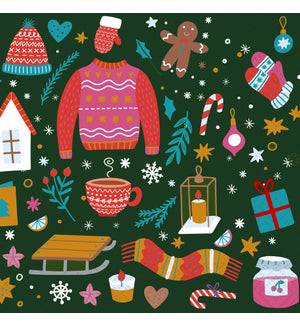 Paper Design Luncheon Napkin Warm Things - Bear Country Kitchen