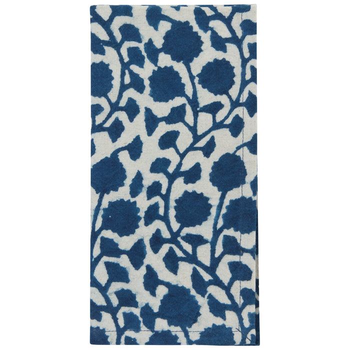 Danica Heirloom Block Print Napkin Set Of 4 Vinebloom - Bear Country Kitchen