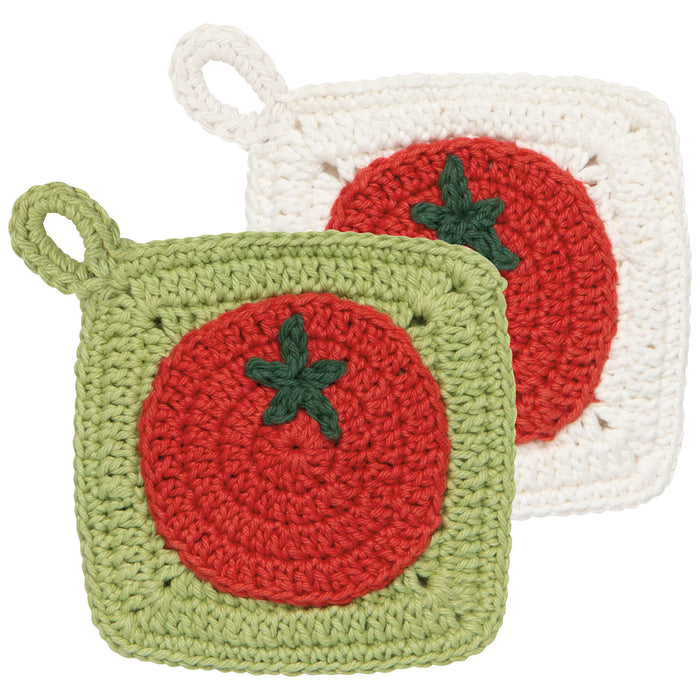 Danica Now Designs Crochet Sponge Set Of 2 Tomatoes - Bear Country Kitchen