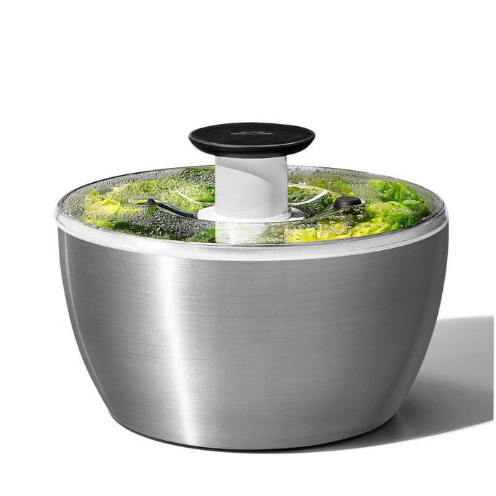 OXO Steel Salad Spinner - Bear Country Kitchen