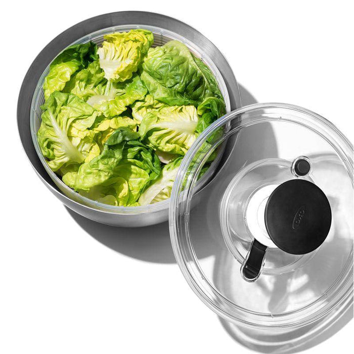 OXO Steel Salad Spinner - Bear Country Kitchen