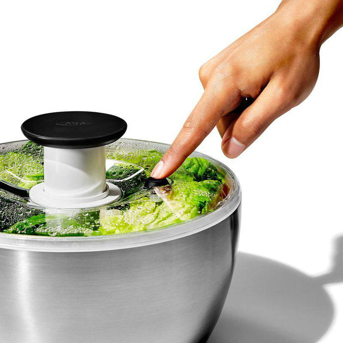OXO Steel Salad Spinner - Bear Country Kitchen