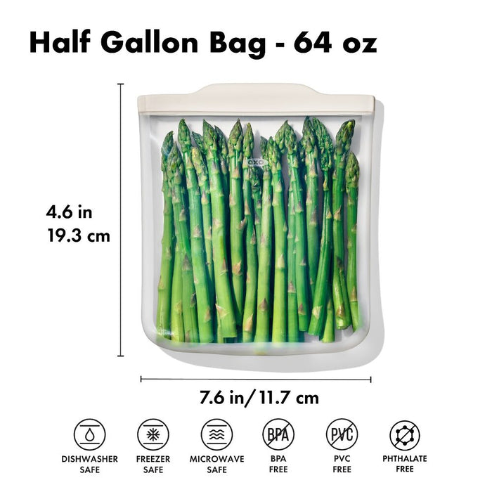 OXO Good Grips Silicone Reusable Half Gallon Bag - Bear Country Kitchen