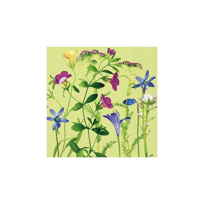 Twilight Cocktail Napkin Flowery Scene - Bear Country Kitchen