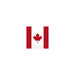 Twilight Luncheon Napkin Canada Flag - Bear Country Kitchen