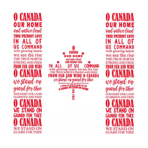 Twilight Luncheon Napkin Oh Canada - Bear Country Kitchen