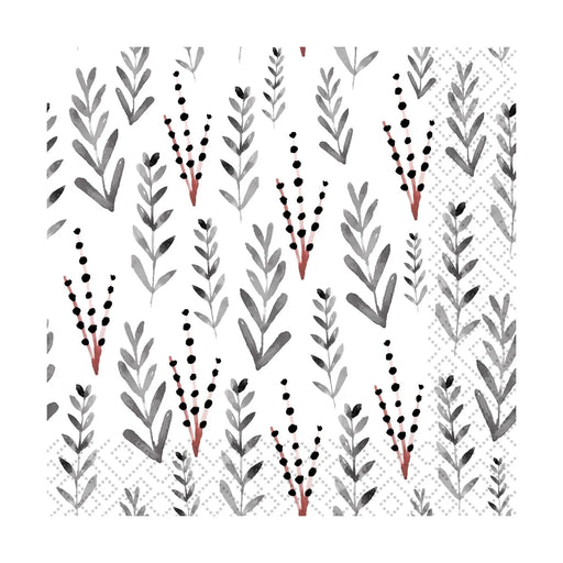 Twilight Luncheon Napkin Leaves Pattern - Bear Country Kitchen