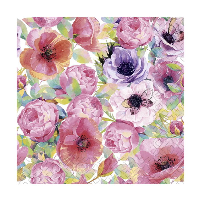 Twilight Luncheon Napkin Floral Mood - Bear Country Kitchen