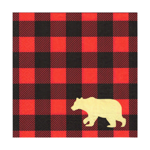 Twilight Luncheon Napkin Buffalo Bear - Bear Country Kitchen