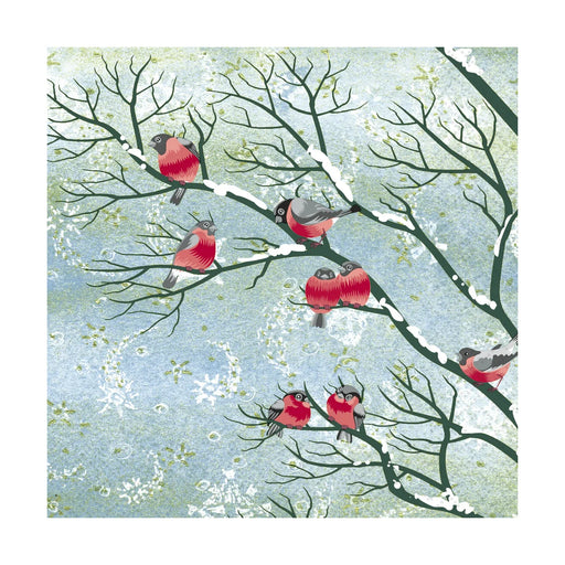 Twilight Cocktail Napkin Winter Birds - Bear Country Kitchen