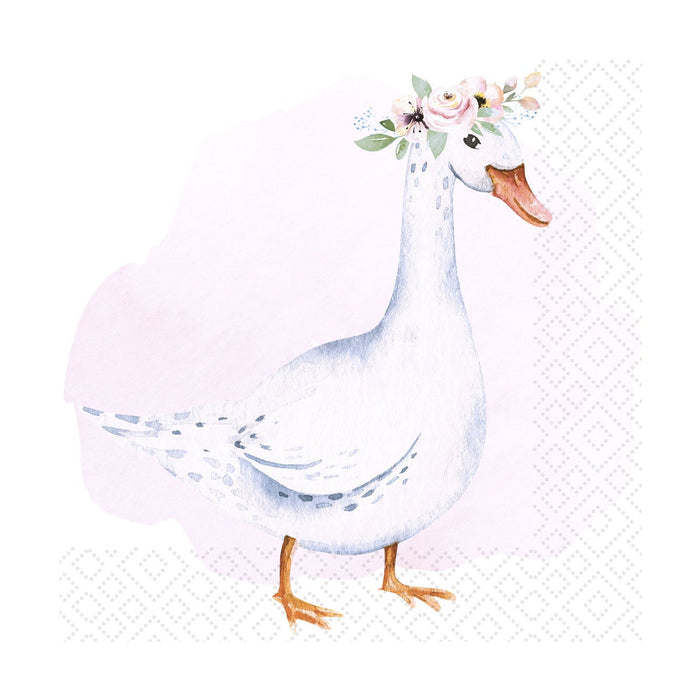 Paper Design Luncheon Napkin Cute Goose - Bear Country Kitchen