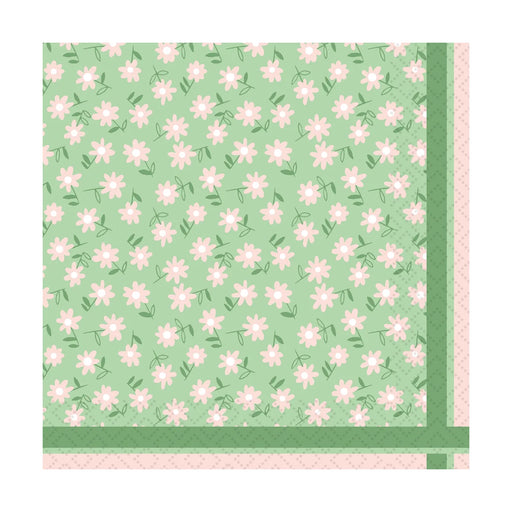 Paper Design Luncheon Napkin Ditsy Green - Bear Country Kitchen