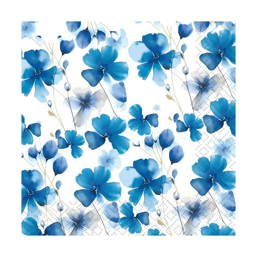 Paper Design Luncheon Napkin Everbloom Blue - Bear Country Kitchen