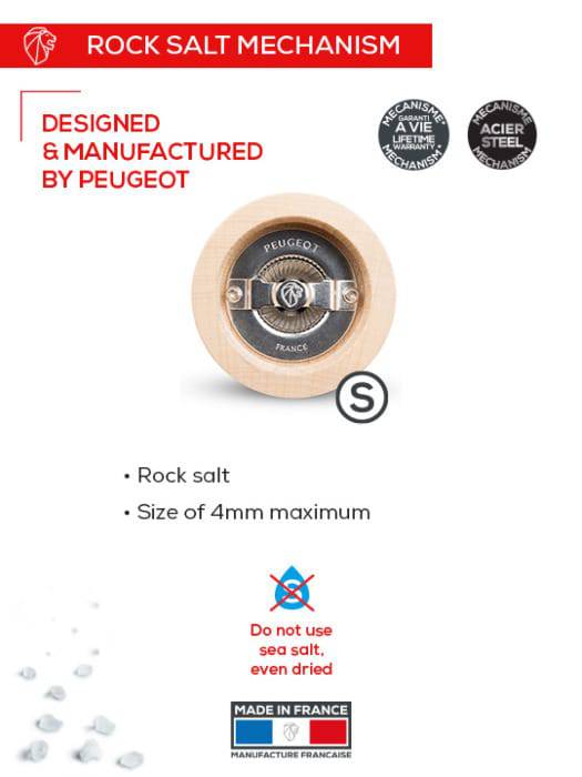 Peugeot Line Salt Mill Natural 12CM - Bear Country Kitchen