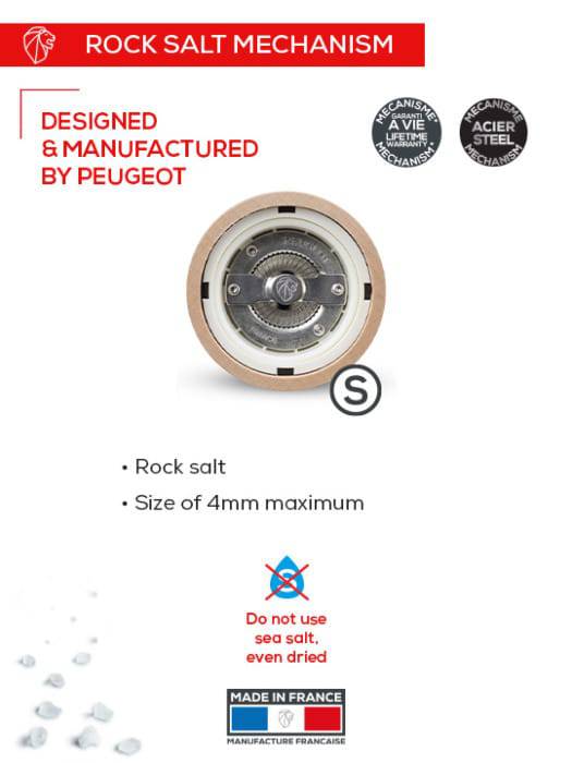 Peugeot Paris U-Select Salt Mill Graphite 22CM - Bear Country Kitchen