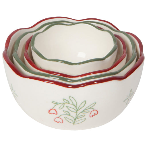 Danica Heirloom Set Of 4 Nesting Bowls Camellia - Bear Country Kitchen