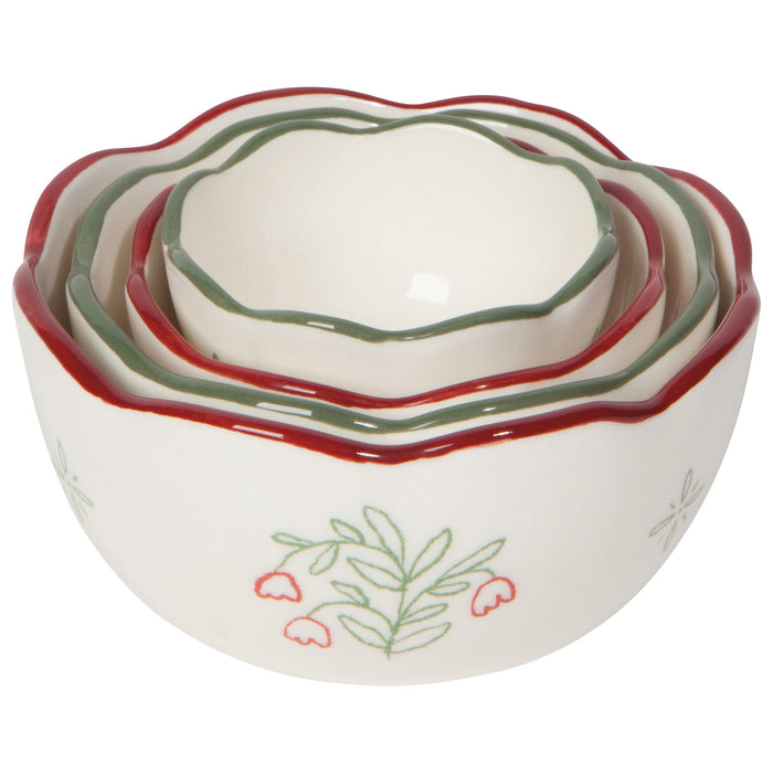 Danica Heirloom Set Of 4 Nesting Bowls Camellia - Bear Country Kitchen