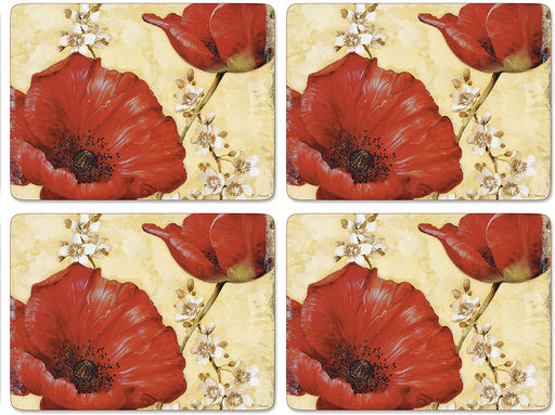 Pimpernel Placemats S/4 - Poppy de Villeneuve - Bear Country Kitchen